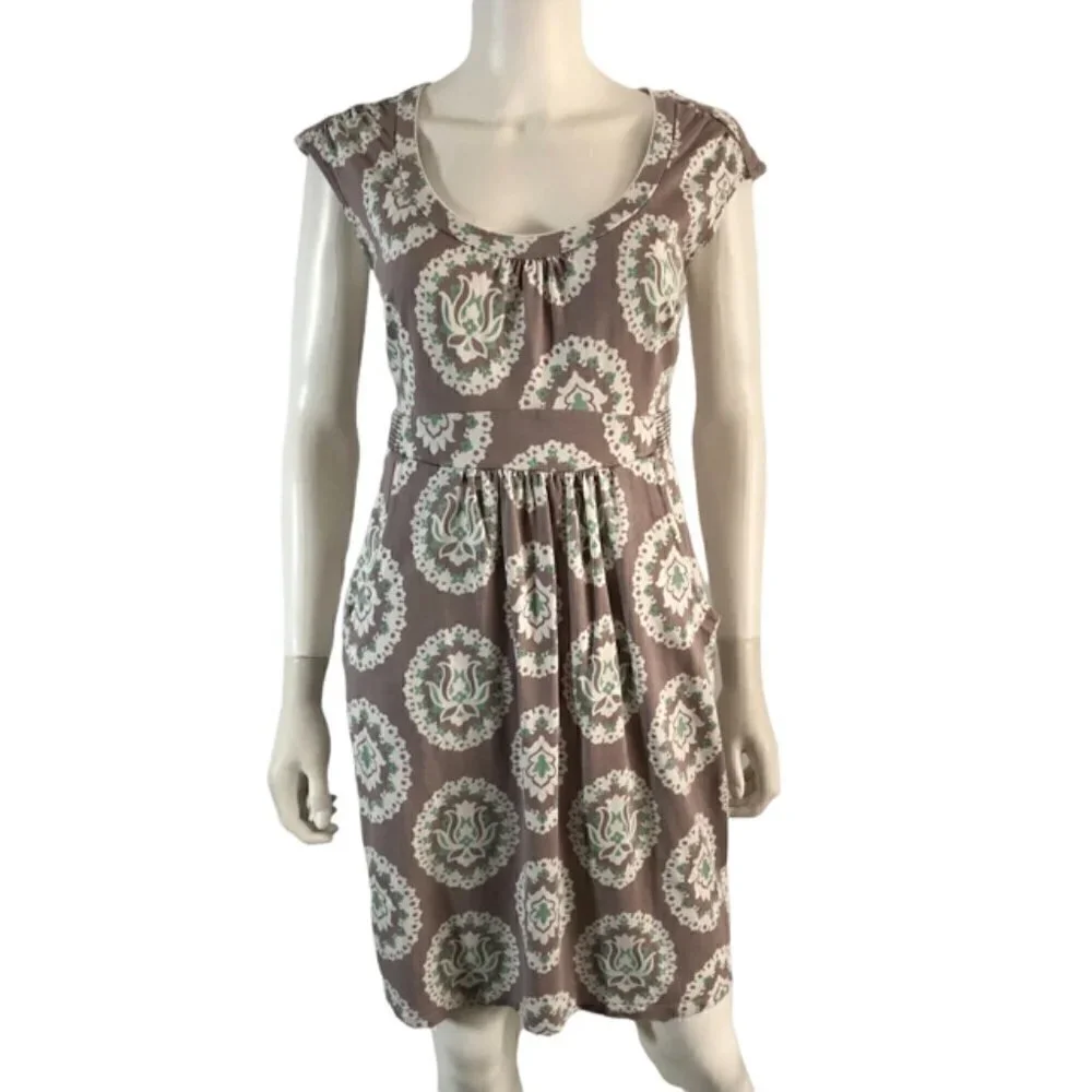 jersey dress 90s style 90s Vintage Jersey Knit Rose Dress – Forager Vintage